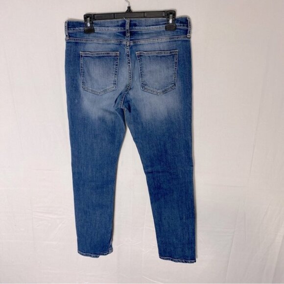 Banana Republic Factory Mid Rise Med Wash Girlfriend Jeans 28 - Picture 14 of 15